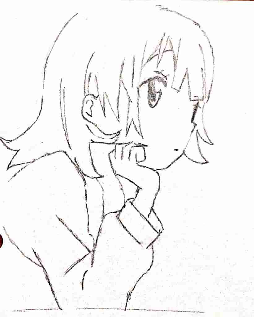 2015-2017年頃のイラストが出てきた。たぶん模写。