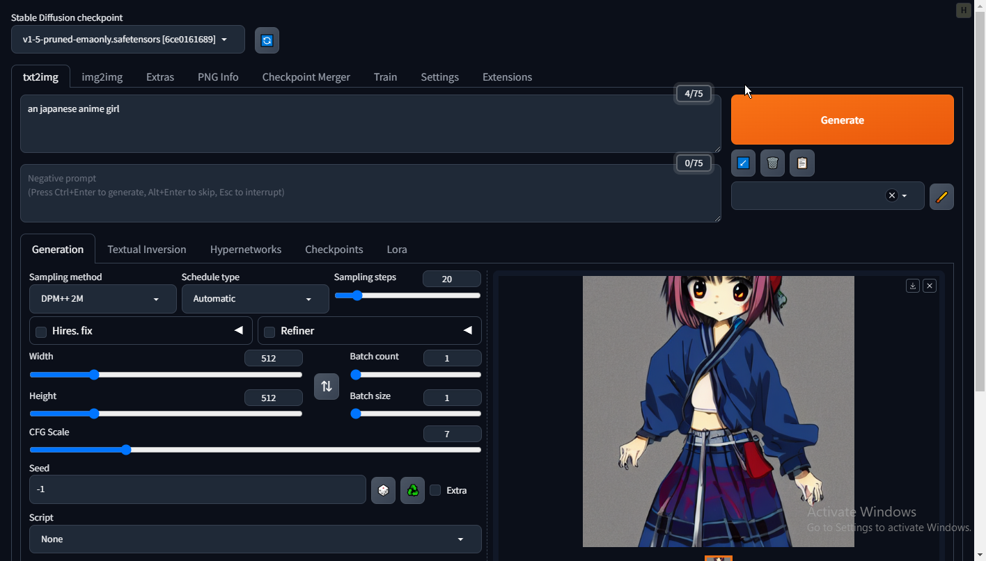 gpuと言えば機械学習でしたよね。というわけでstable diffusion。 gpuと言えば機械学習でしたよね。というわけでstable diffusion。